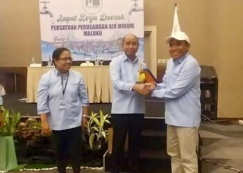 PDAM Maren Kota Tual Ikut Rakerda Perpamsi Maluku, Raih Penghargaan Perusahaan Sehat dari BPKP