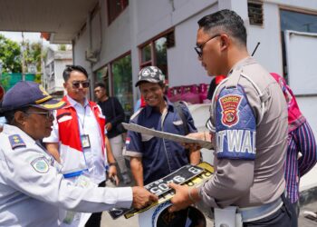 Pertamina Patra Niaga Bersama Dishub dan Polresta Jayapura Sidak Penyaluran BBM Bersubsidi