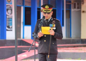 Polres Tual Gelar Upacara Hari Pahlawan Nasional: Kapolres Ajak Personel Teladani Semangat Perjuangan Pahlawan