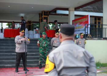 Amankan Malam Tahun Baru, Polresta Ambon Terjunkan 831 Personel Gabungan