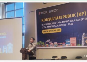 WaliKota Ambon Tegaskan Tata Ruang Harus Dibatasi