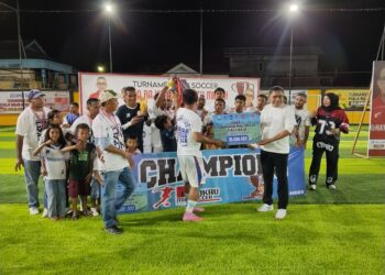 Turnamen Mini Soccer BUMDes Hatukau Sukses Digelar, Wali Kota Ambon Tutup Secara Resmi