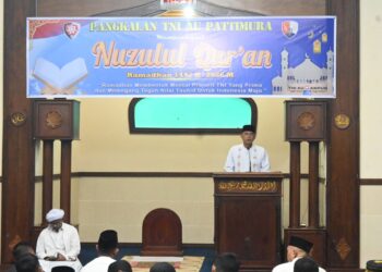 Peringati Nuzulul Qur’an, Lanud Pattimura Perkuat Mental Spiritual Prajurit TNI AU