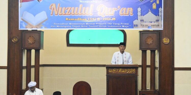 Peringati Nuzulul Qur’an, Lanud Pattimura Perkuat Mental Spiritual Prajurit TNI AU
