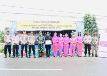 Kapolres MBD Tinjau Kesiapan Pos Pam dan Pos Yan Operasi Ketupat Salawaku 2026
