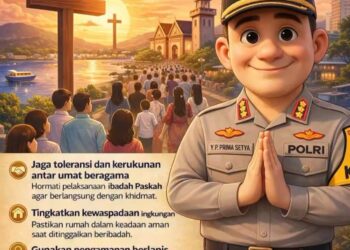 Jelang Paskah, Kapolresta Ambon Imbau Warga Jaga Kamtibmas dan Perkuat Toleransi