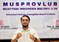 “Maluku Bukan Sekadar Ikut Tanding!” Tekad Kuat Ketum Baru Muaythai Maluku, David Fenanlampir
