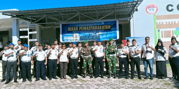 Lapas Kelas IIB Tual Ikrar Zero Halinar, Tegaskan Komitmen Berantas Narkoba dan Pungli