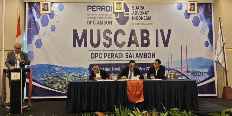Putra Kamariang yang Rendah Hati dan Berintuisi Tajam, Jonathan Kainama Nakhodai PERADI SAI Ambon Periode 2026-2030