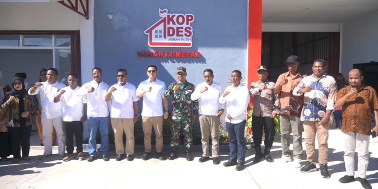 Wabup Malra Hadiri Peresmian Operasional 1.061 Gerai Koperasi Merah Putih