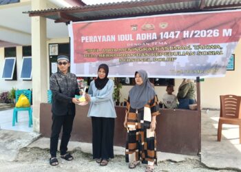 Semangat Berbagi Idul Adha, Polres Tual Salurkan 200 Paket Kurban kepada Warga