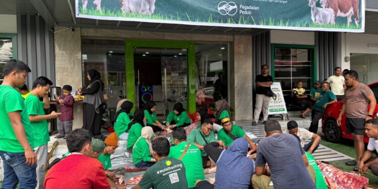 Rayakan Idul Adha 1447 H, PT Pegadaian Area Maluku Salurkan Daging Kurban dari 4 Ekor Sapi kepada Warga Ambon