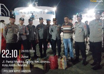 Polsek KPYS Gagalkan Penyelundupan Miras Lewat Jalur Laut