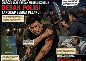 Sekdus Tanah Goyang Dibacok Saat Hendak Bantu Mediasi, Keluarga Minta Polisi Tangkap Seluruh Pelaku