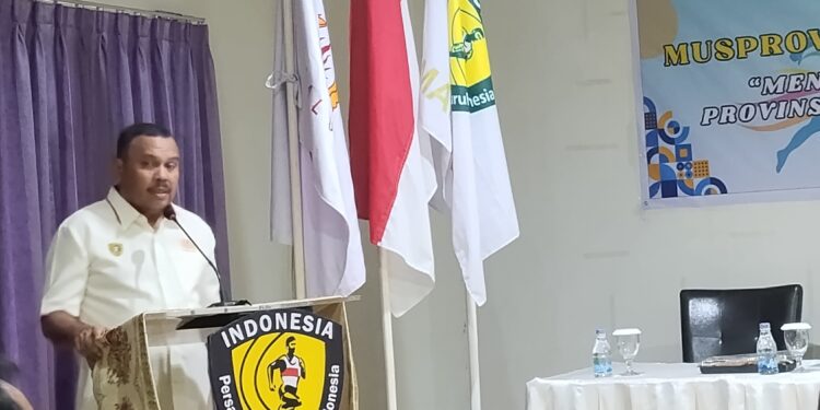 Sam Latuconsina di Musprov XI PASI Maluku: “Jadilah Orang Gila demi Kemajuan Olahraga!”