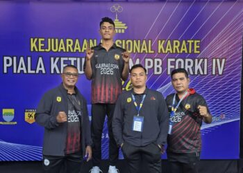 Kristo Vicolens Iwane Raih Emas, Maluku Torehkan Sejarah di Kejurnas Piala PB FORKI IV 2026