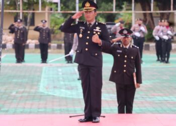 Kapolres Tual Pimpin Upacara Hari Lahir Pancasila, Tegaskan Nilai-Nilai Kebangsaan Harus Menjiwai Tugas Polri
