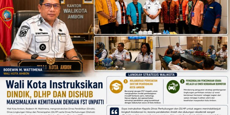 Wali Kota Ambon Dorong Kerja Sama Konkret dengan FST Unpatti di Bidang Pendidikan dan Lingkungan Hidup
