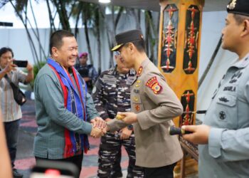 Kapolda Maluku Sambut Kunjungan Wakasal, Perkuat Sinergi Keamanan dan Pembangunan Maritim