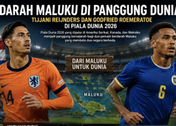 Darah Maluku di Piala Dunia 2026, Tijjani Reijnders dan Godfried Roemeratoe Bawa Kebanggaan Tanah Leluhur